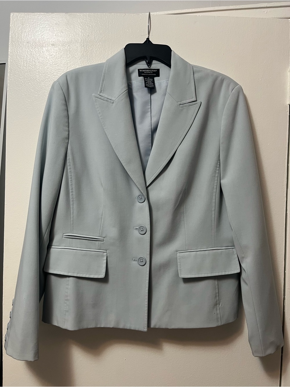 Worthington Light Gray Tailored Women's Blazer